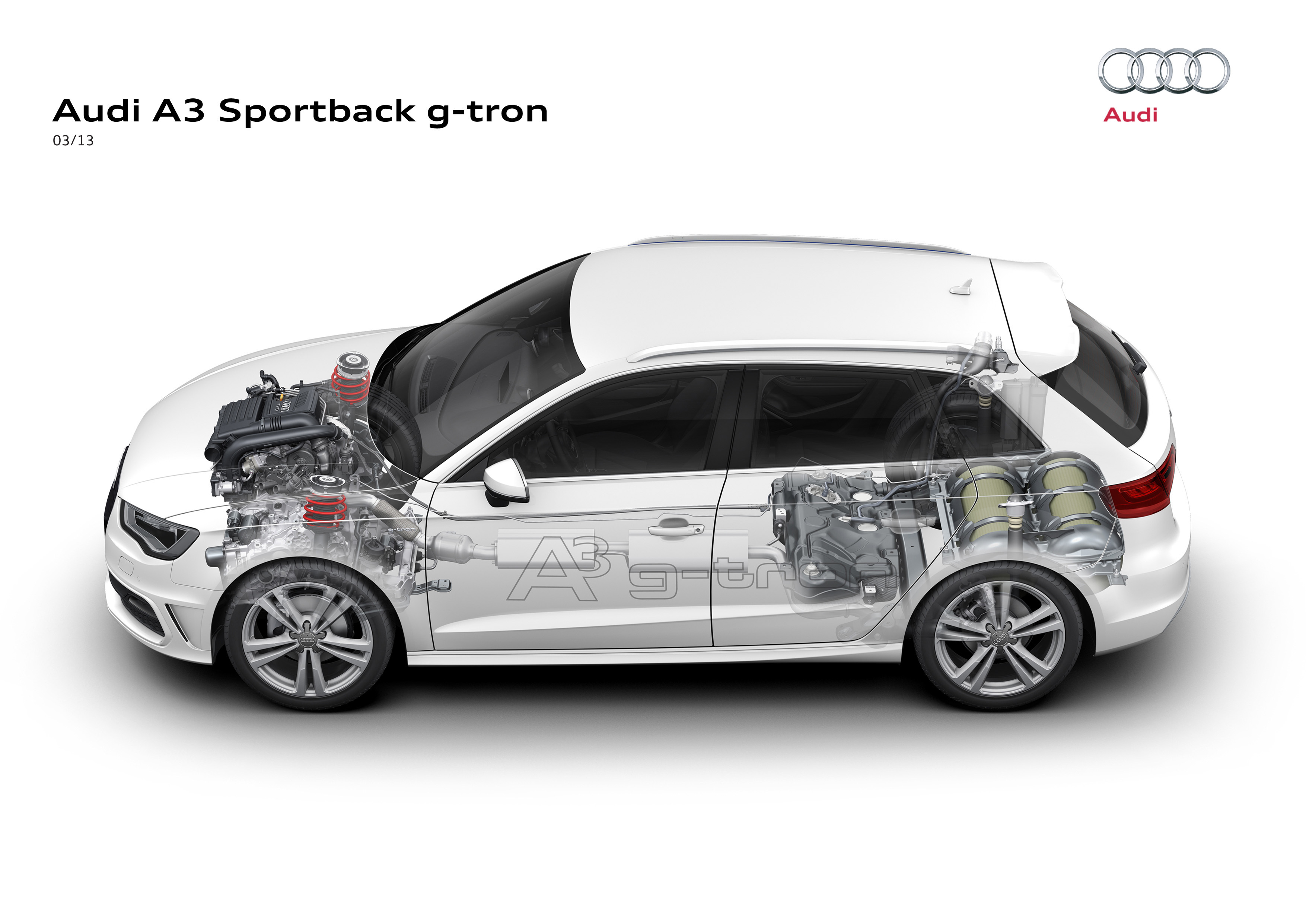 Audi A3 Sportback g-tron modern big