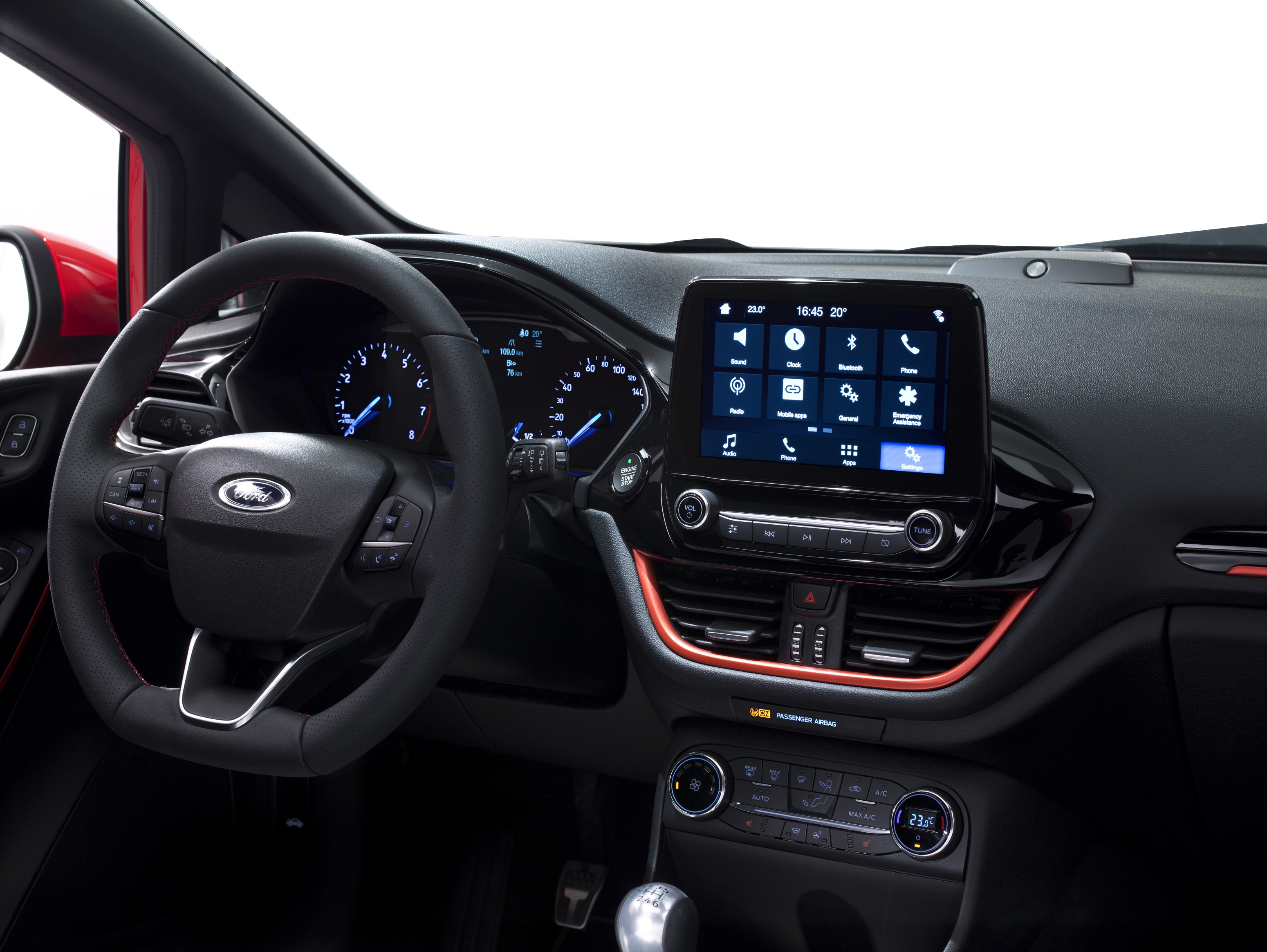 Ford Fiesta Active accessories specifications