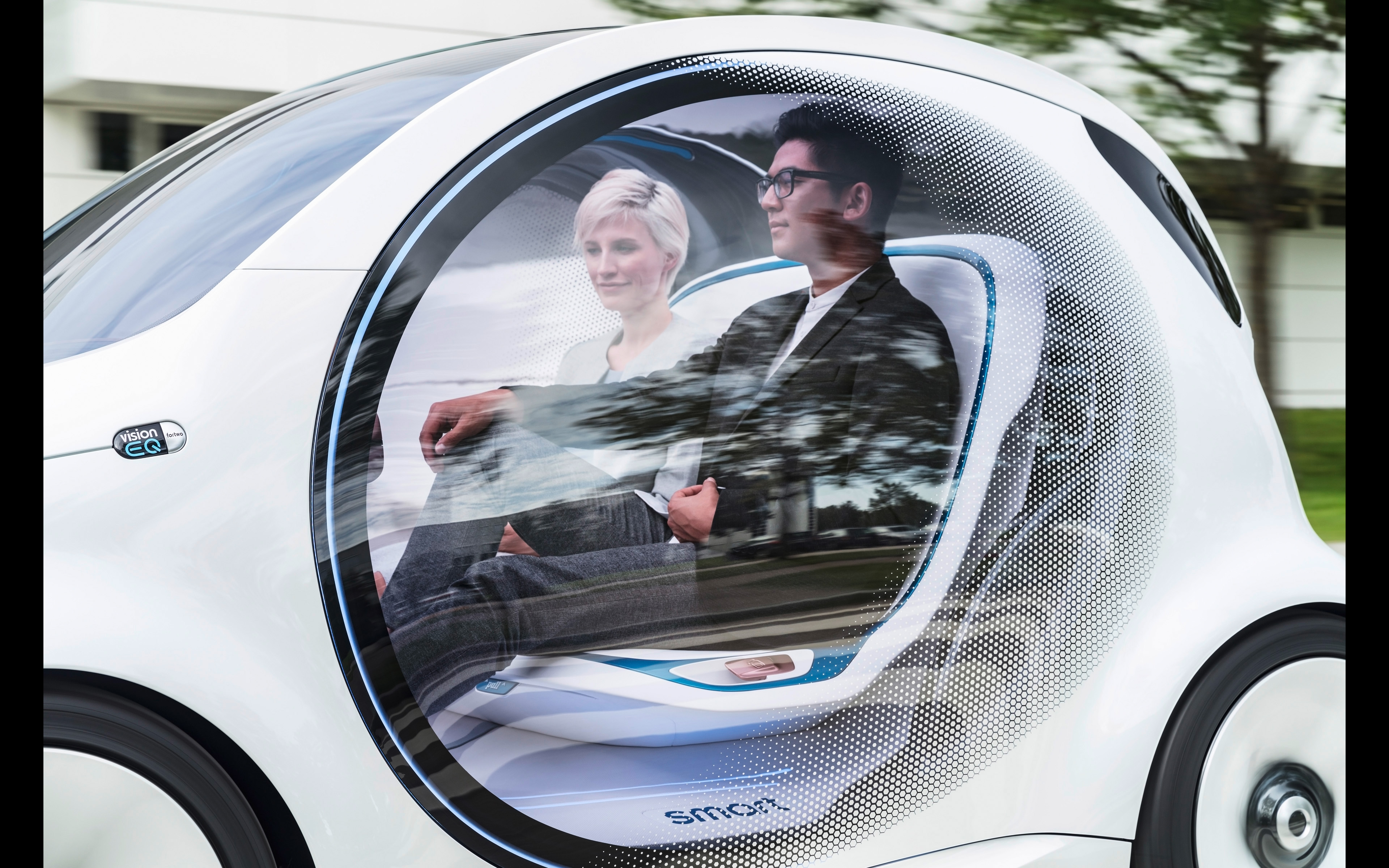 smart EQ fortwo coupe interior 2020