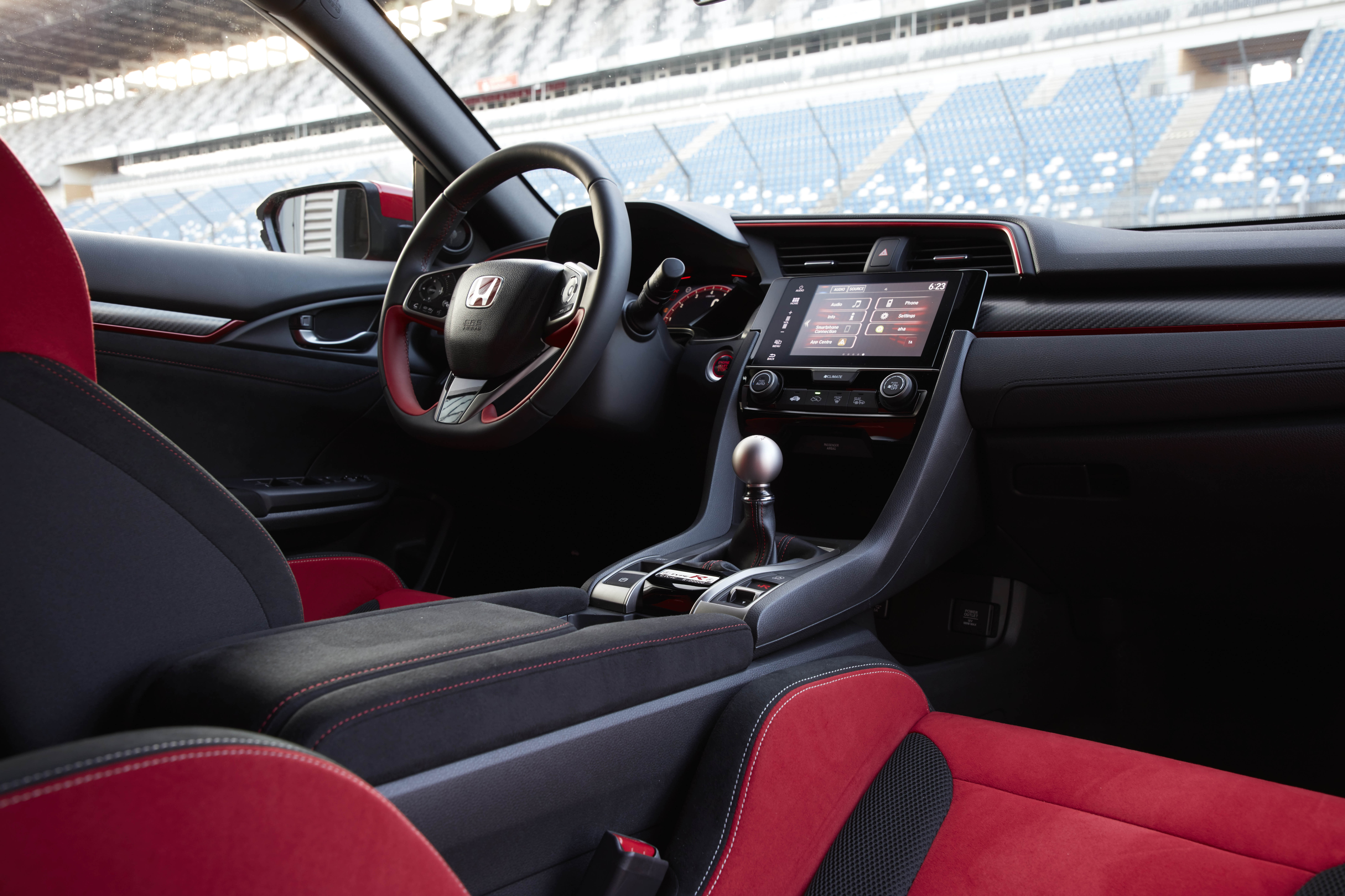 Honda Civic Type R interior specifications