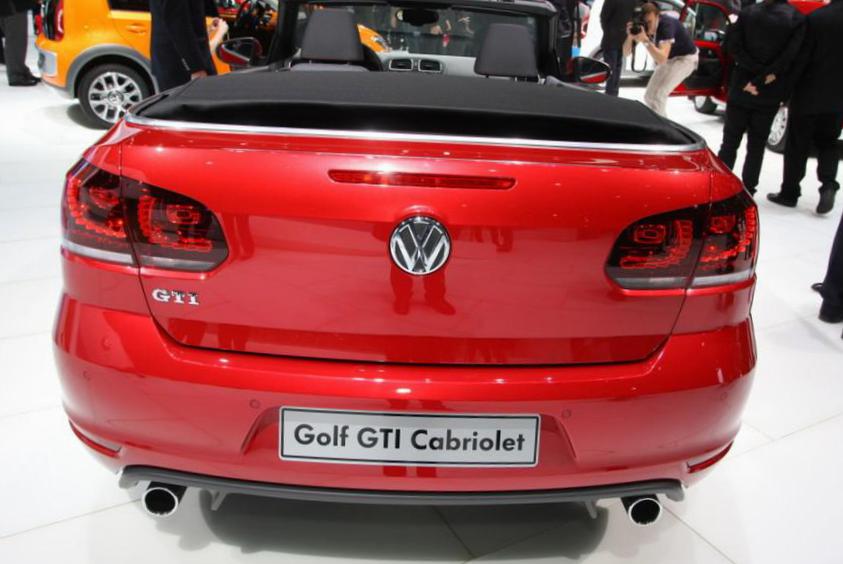 Golf GTI Cabriolet Volkswagen Specification 2013