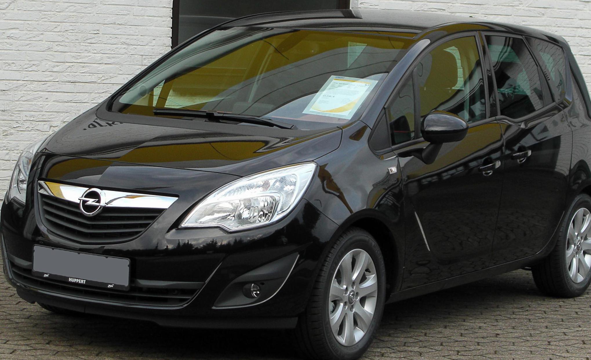 Opel Meriva B models 2009