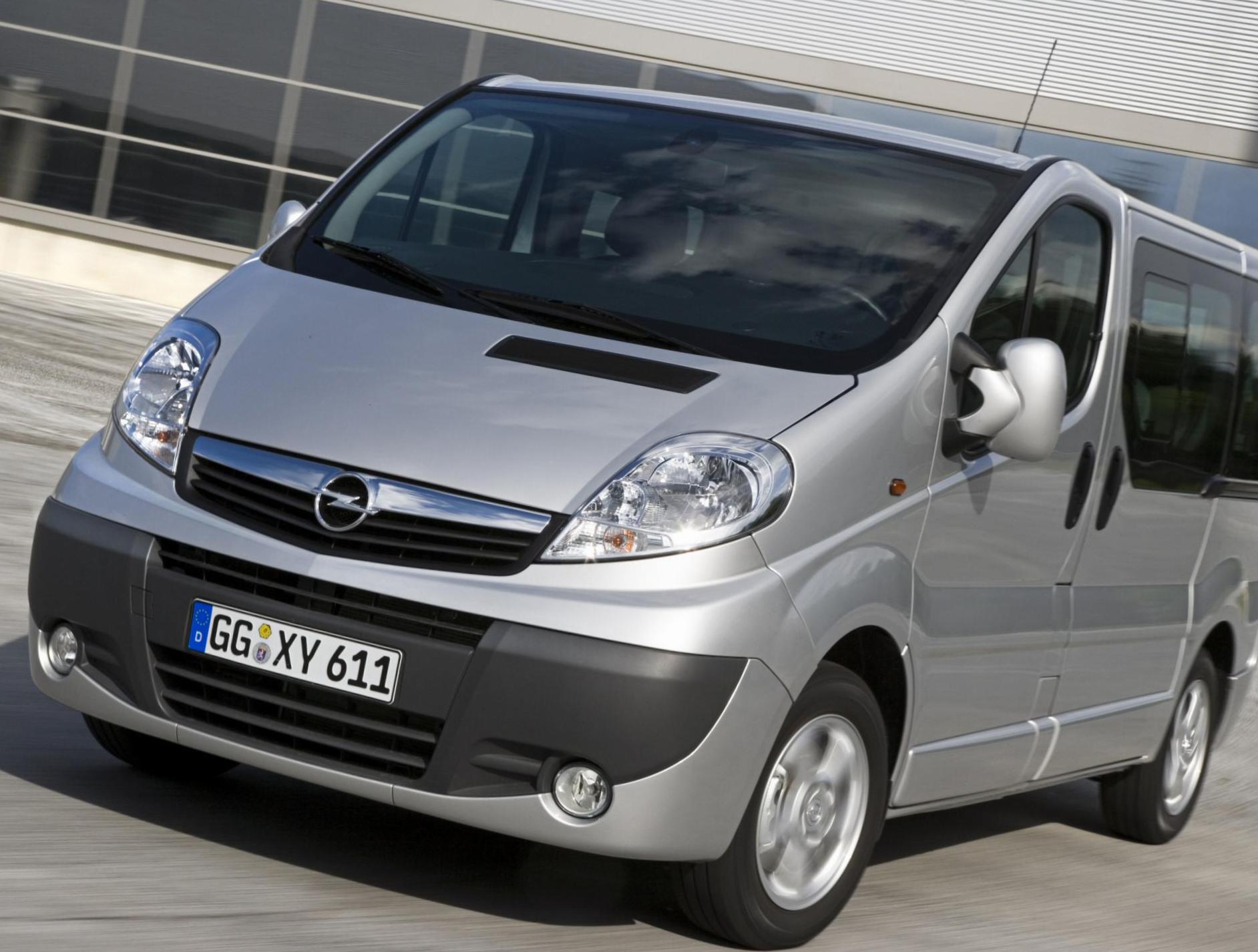 Opel Vivaro Tour Characteristics 2014