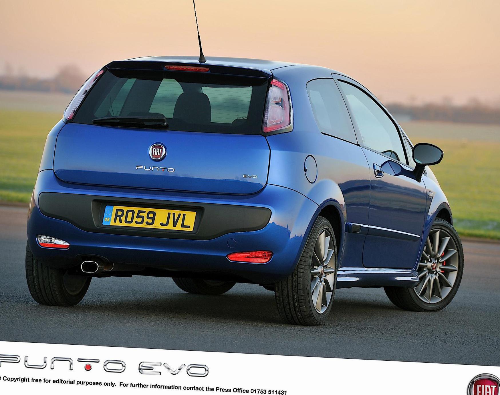 Fiat Punto Evo 3 doors prices 2012