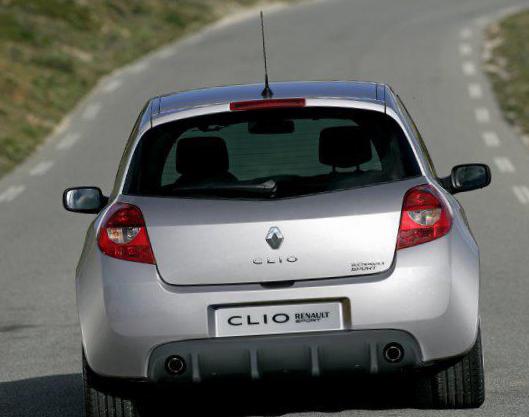 Clio 3 doors Renault specs 2009