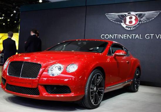 Continental GT V8 Bentley parts sedan