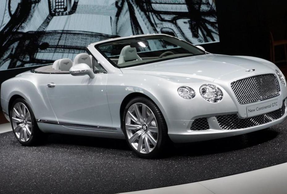 Continental GTC Bentley lease 2013