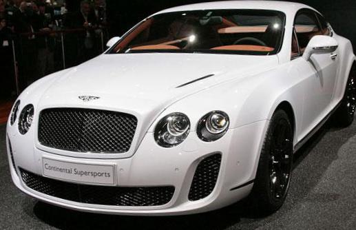 Bentley Continental Supersports spec sedan