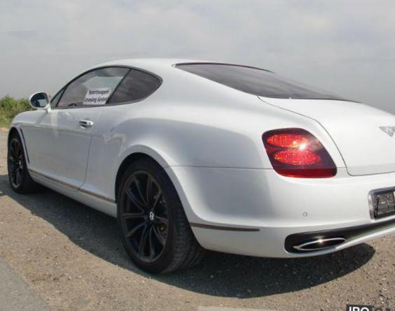 Continental Supersports Bentley lease 2012