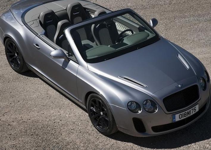 Continental Supersports Convertible Bentley configuration 2012