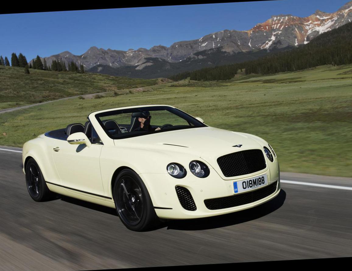 Continental Supersports Convertible Bentley new suv