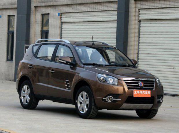Geely SX7 approved 2012