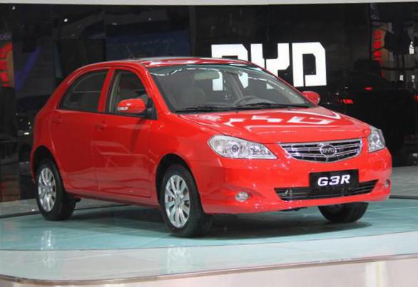 BYD G3R Specifications hatchback