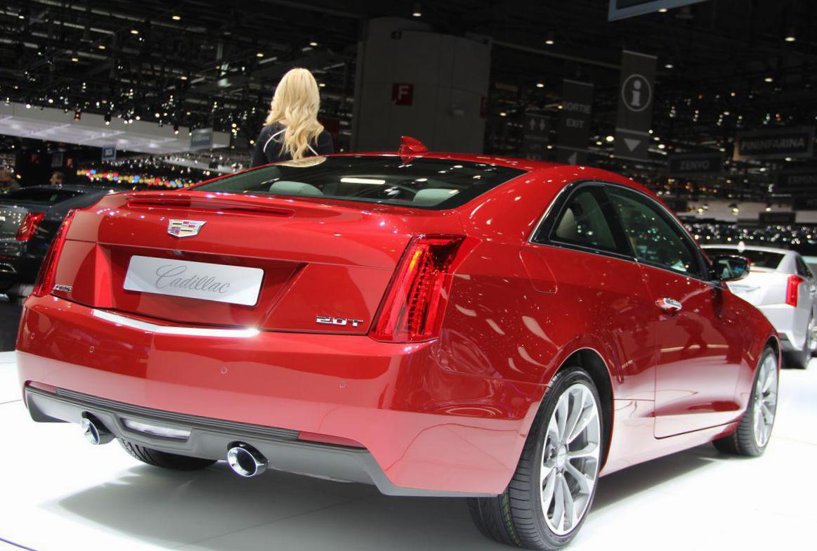 Rear view of Cadillac ATS Coupe 2014