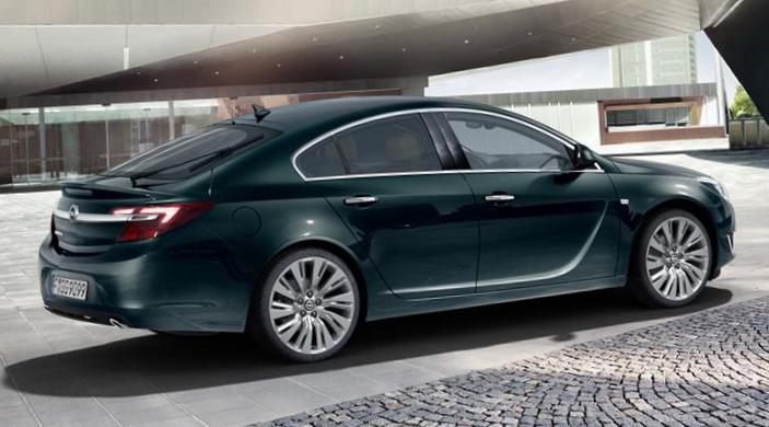 Rear view of Opel Insignia Hatchback 2013