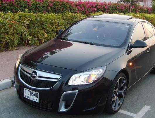 Rear view of Opel Insignia OPC Hatchback 2013