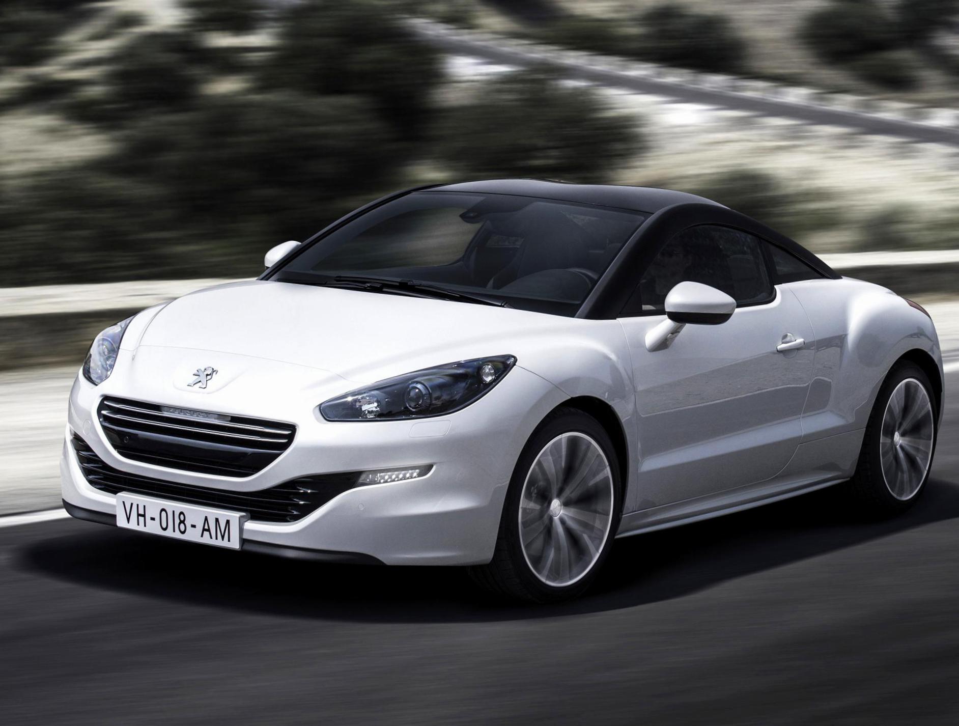 Rear view of Peugeot RCZ 2012