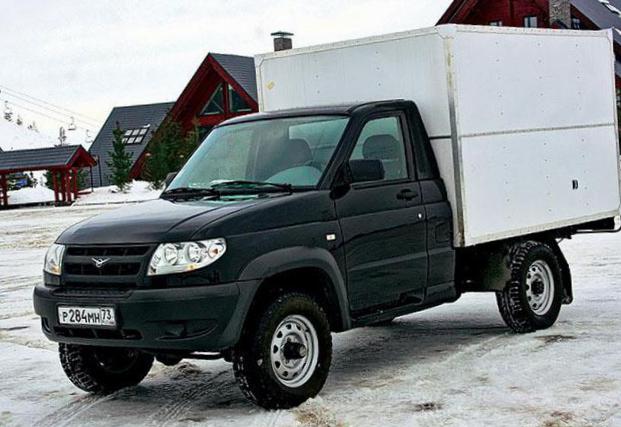 Cargo space of UAZ Cargo pickup
