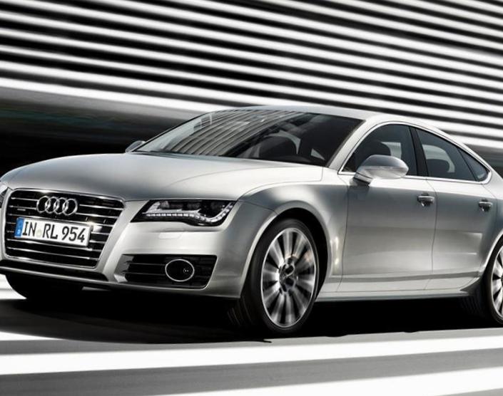 Rear view of Audi A7 Sportback 2014