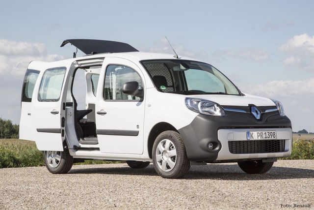 Renault Kangoo Z.E. minivan restyling