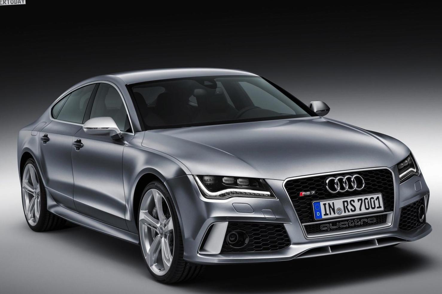 Rear view of Audi RS7 Sportback 2013