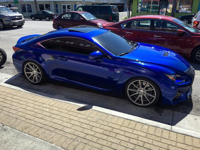 Lexus RC F auto show