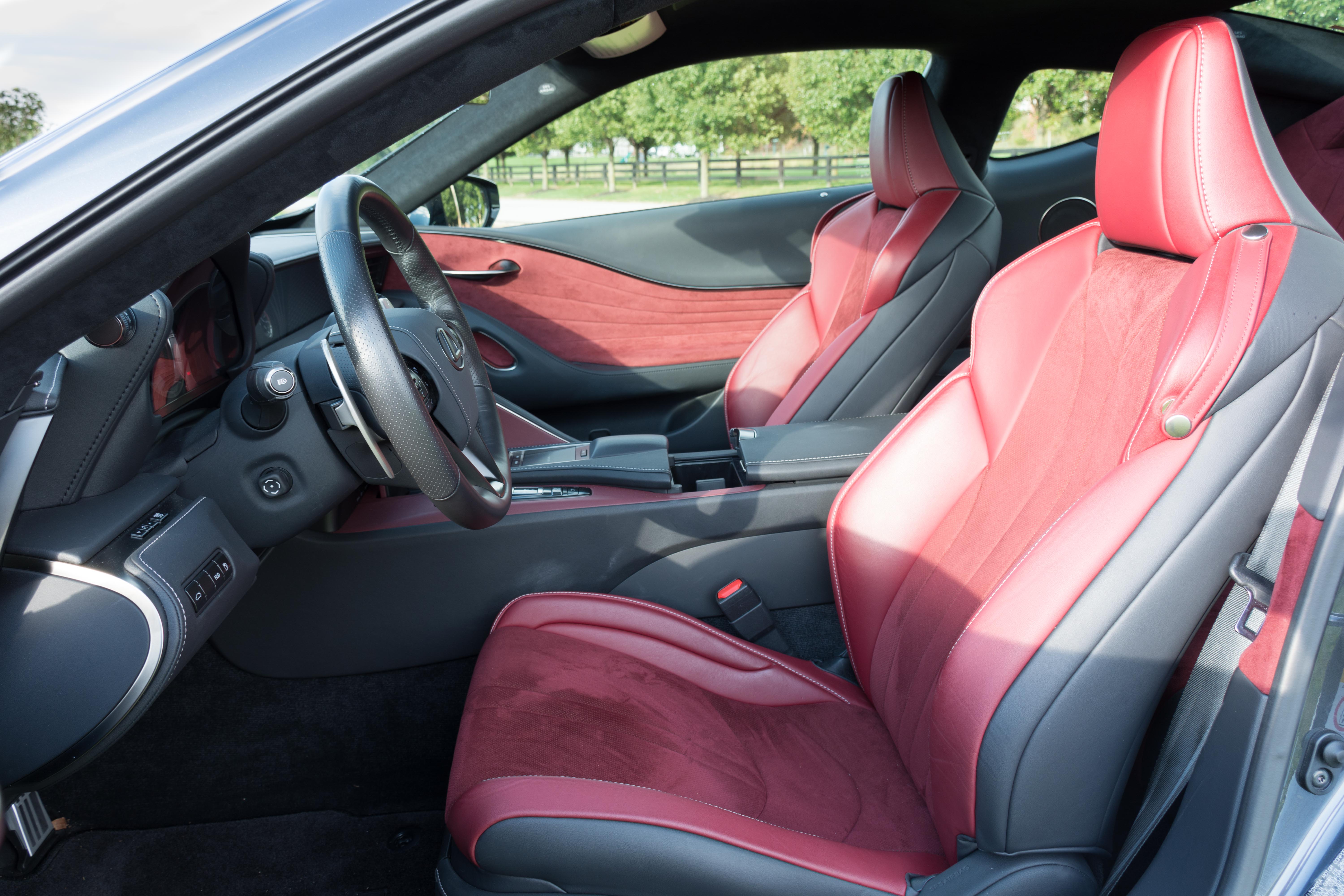 Lexus LC 500 interior model