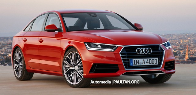 Audi A4 modern photo Audi A4 accessories specifications