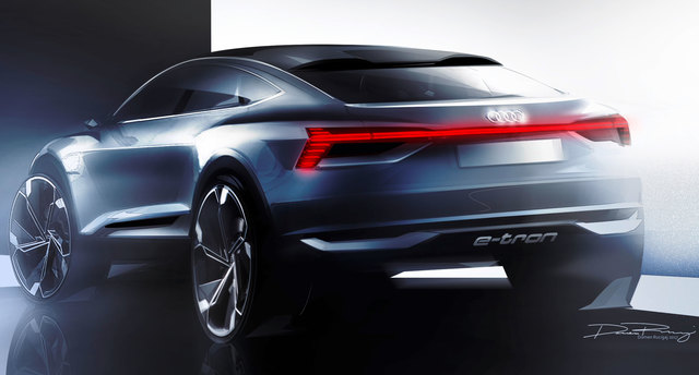 Audi e-tron suv restyling