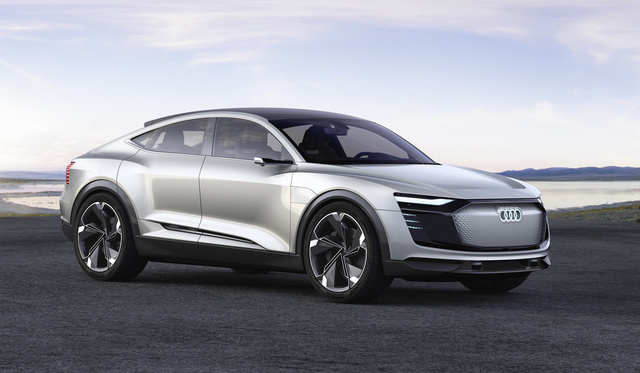 Audi e-tron modern big