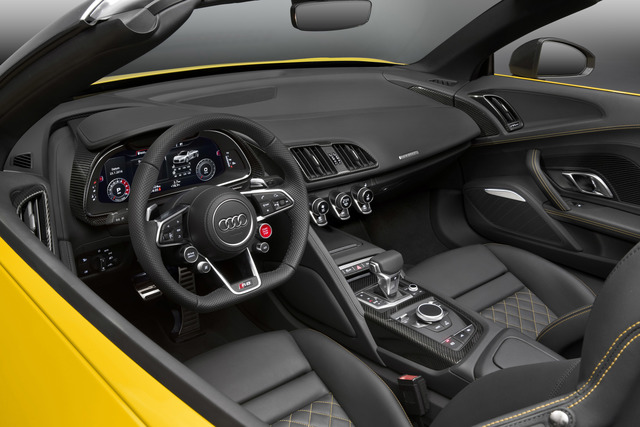Audi R8 Spyder best restyling Audi R8 Spyder interior photo