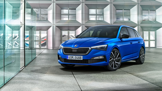 Skoda Scala hatchback restyling