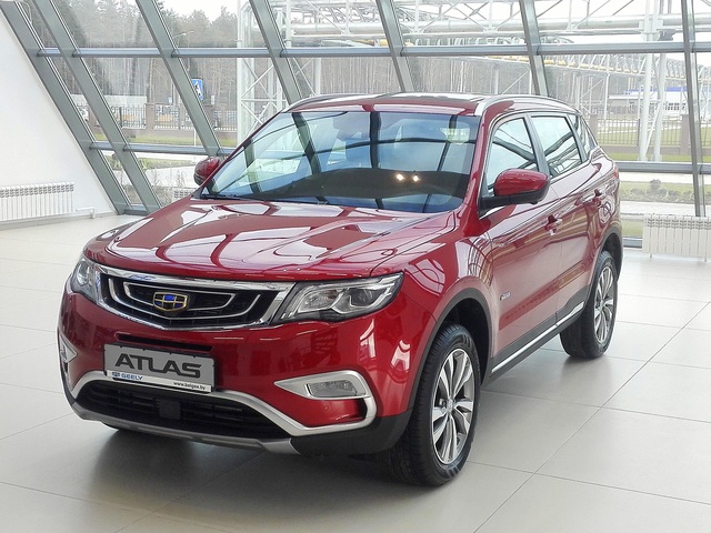 Geely Atlas 4k 2017 Geely Atlas exterior model