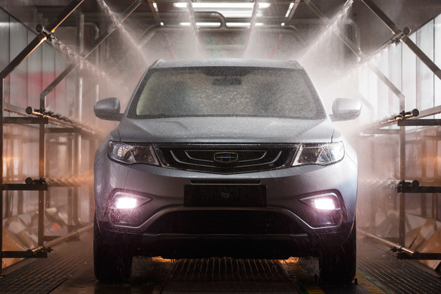 Geely Atlas exterior 2017 Geely Atlas suv big