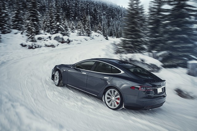 Tesla Model S modern model Tesla Model S liftback photo