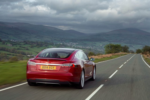 Tesla Model S hd restyling Tesla Model S modern big