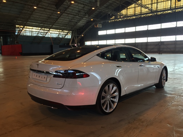 Tesla Model S interior photo Tesla Model S exterior restyling