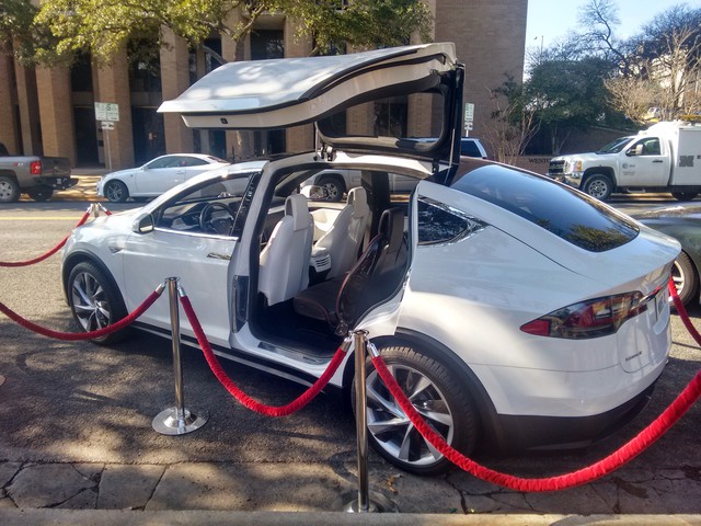 tesla car model x interior