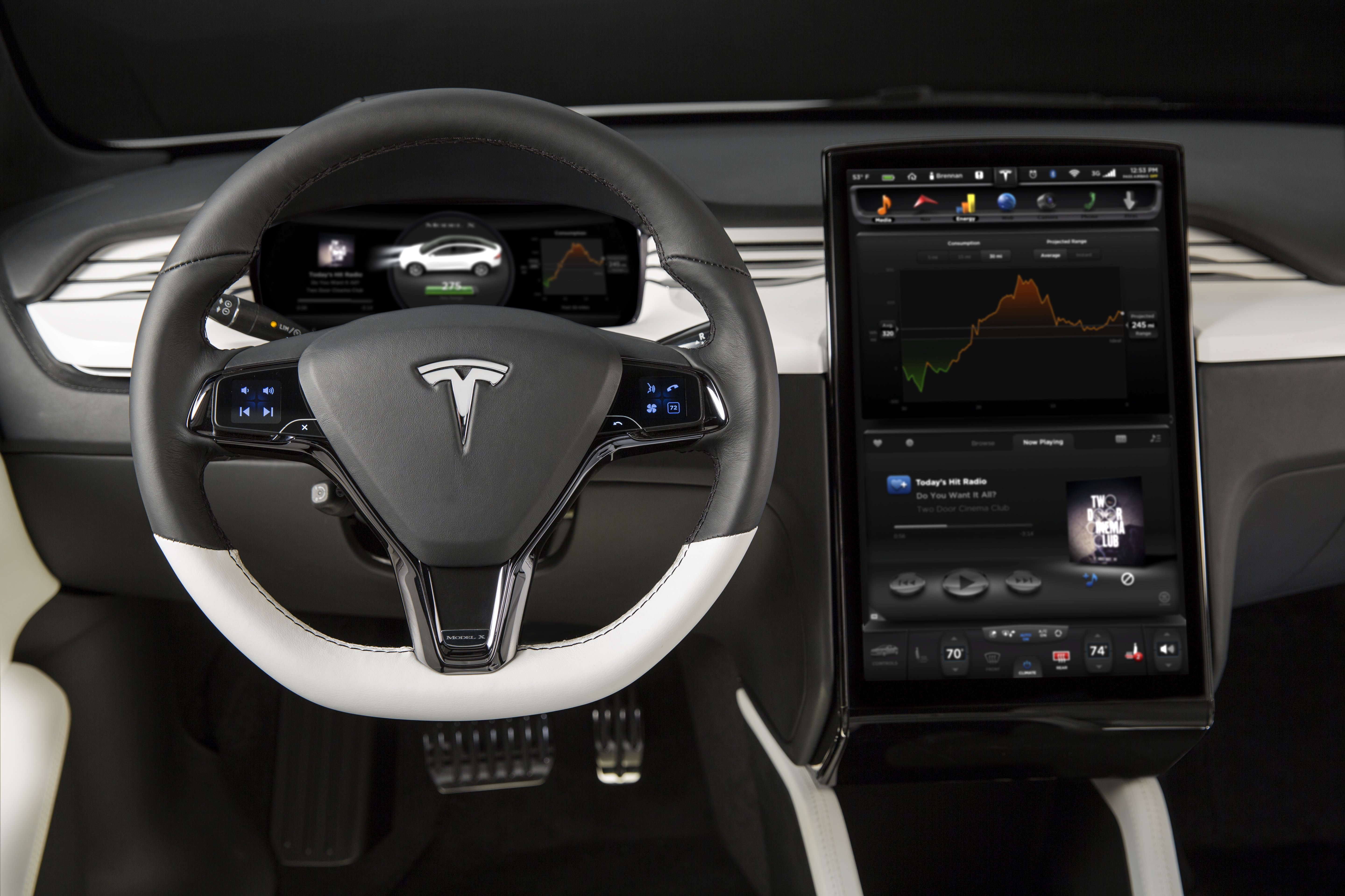 Tesla Model X interior model