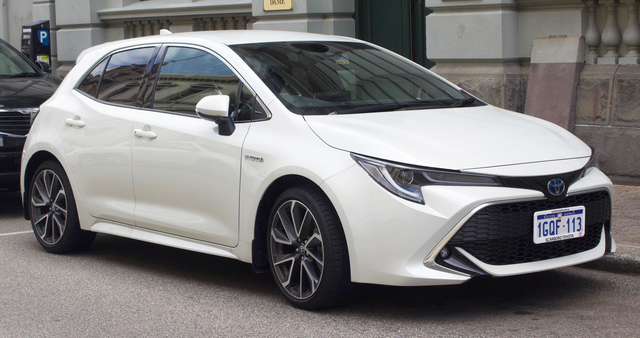 Toyota Corolla Hatchback Hybrid modern restyling