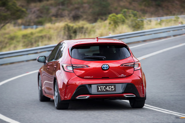 Toyota Corolla Hatchback Hybrid interior 2019