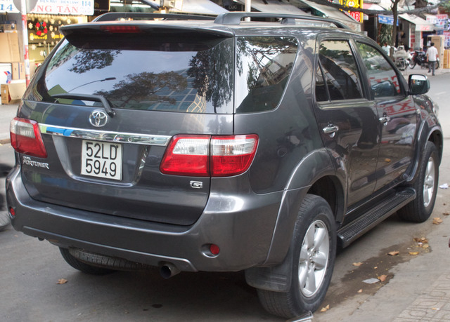 Toyota Fortuner suv model