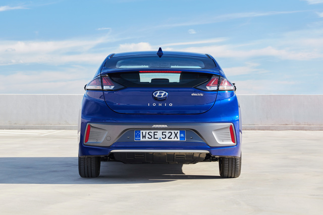Hyundai IONIQ electric hatchback model Hyundai IONIQ electric modern big