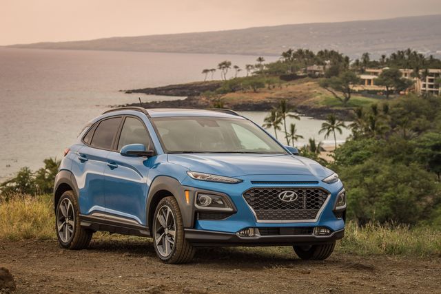 Hyundai Kona Electric exterior 2018 Hyundai Kona Electric modern model