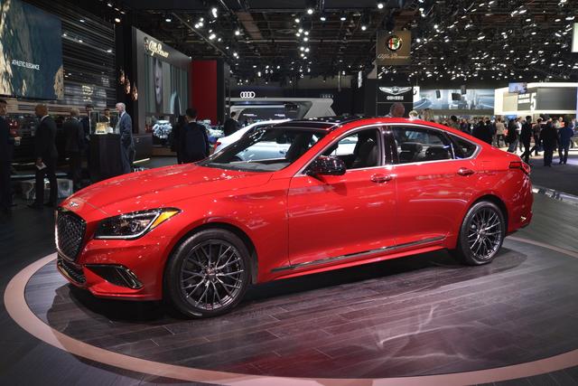 Hyundai Genesis G80 Sport auto show