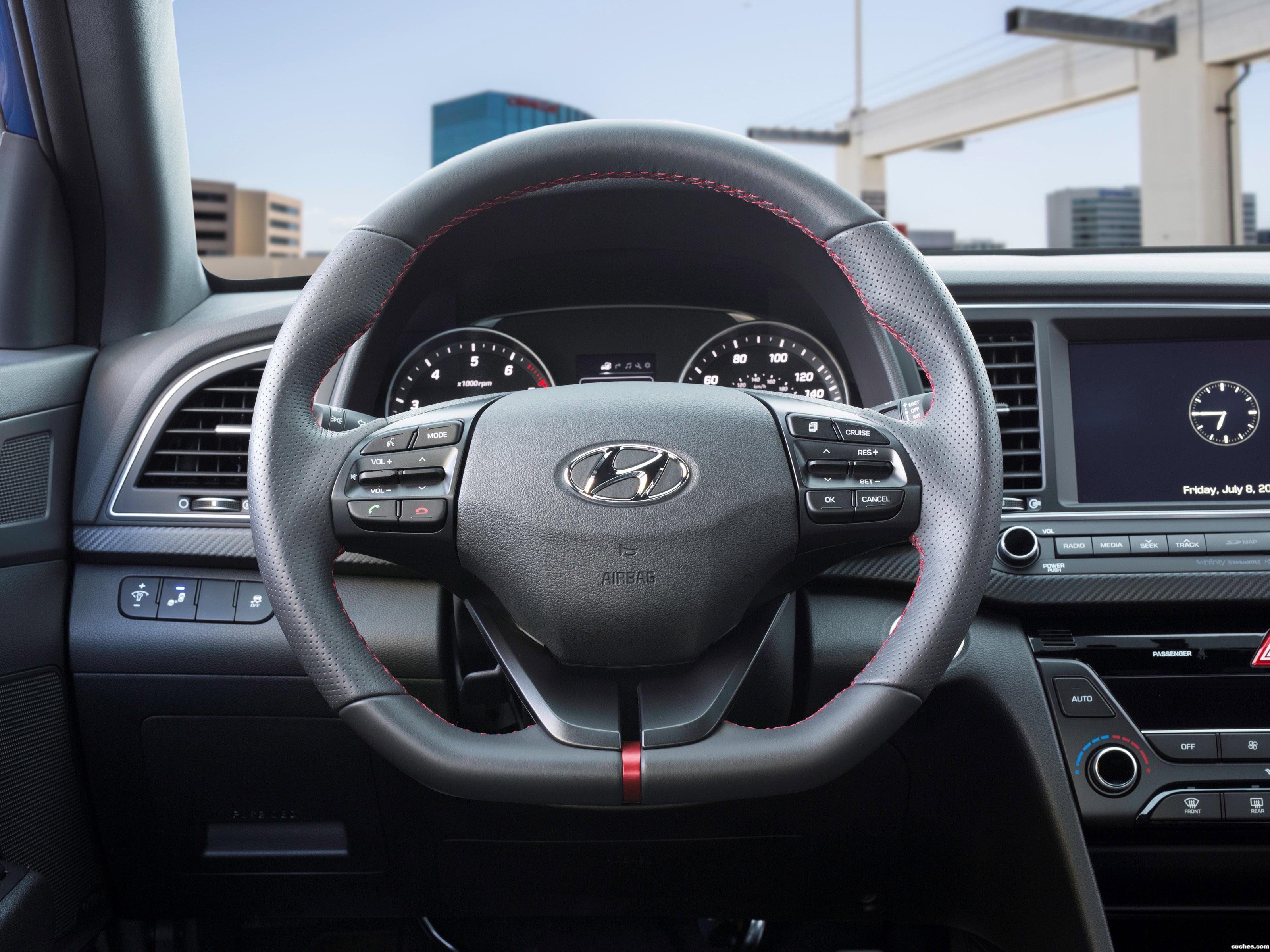 Hyundai Elantra Sport interior 2016