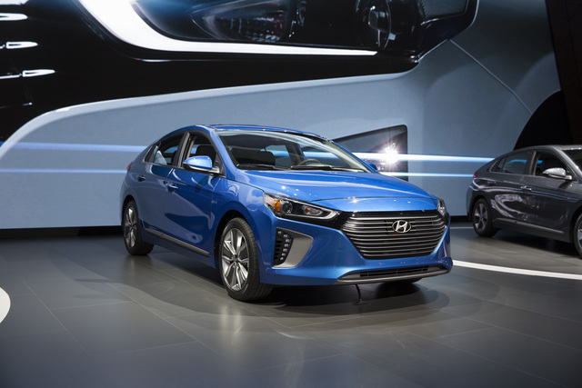 Hyundai IONIQ hybrid modern model