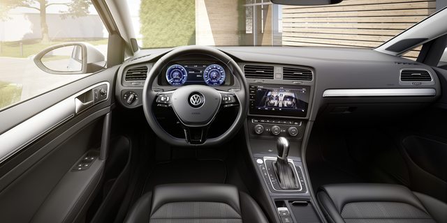Volkswagen e-Golf interior model Volkswagen e-Golf mod big