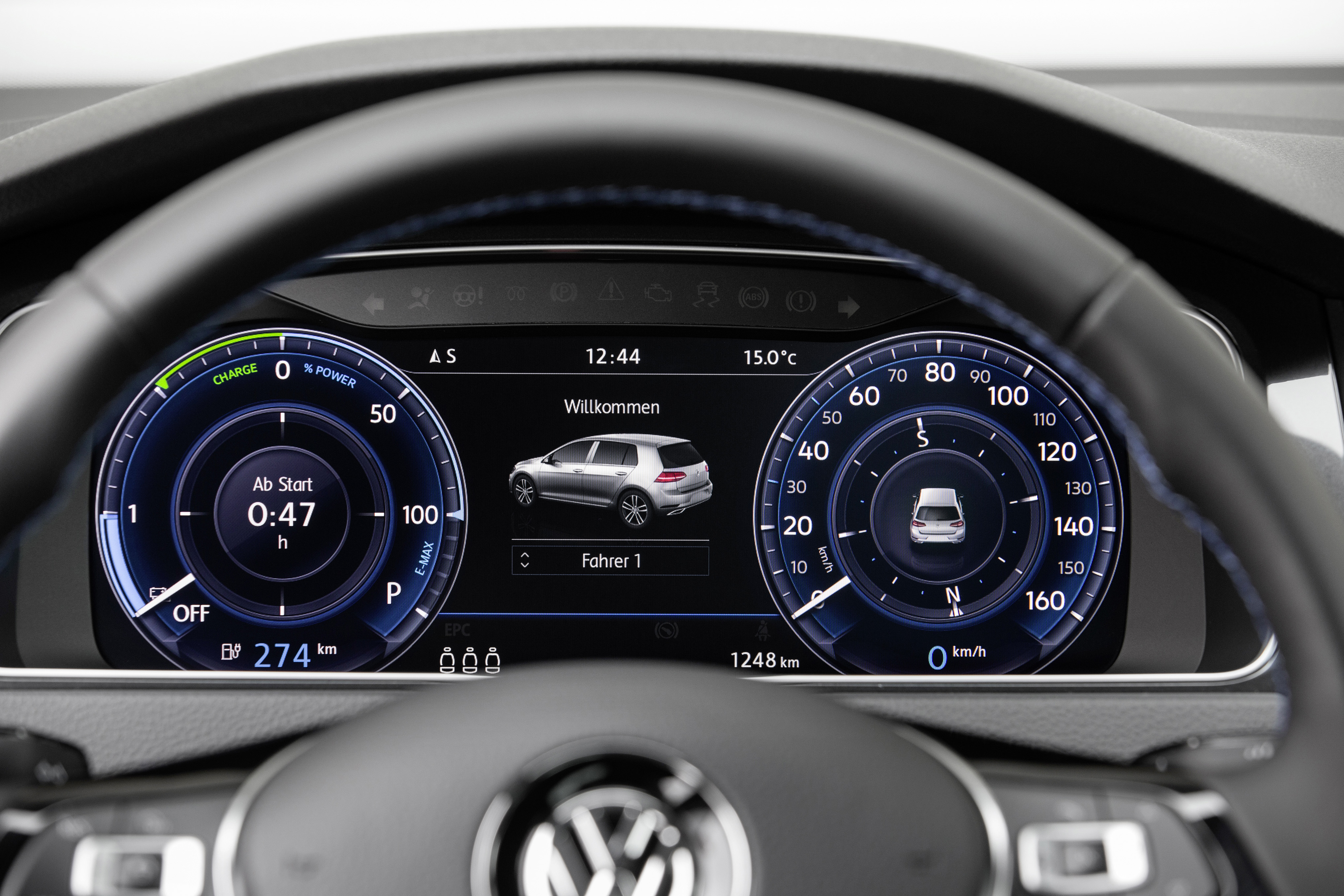 Volkswagen e-Golf interior model