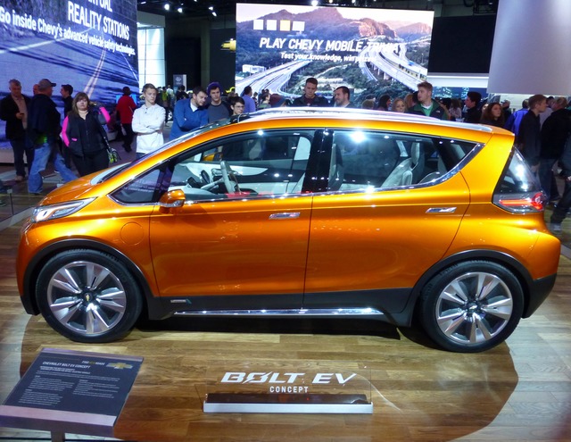 Chevrolet Bolt EV interior 2016